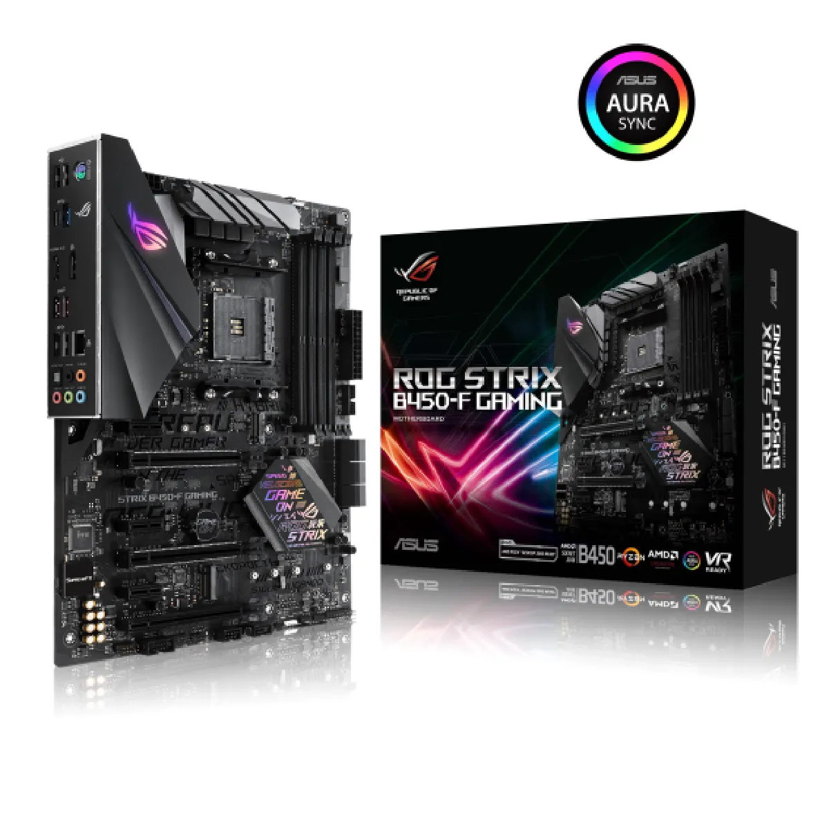ASUS Carte m&egrave;re Gaming  Rog Strix B450-F ATX DDR4 AM4 RGB