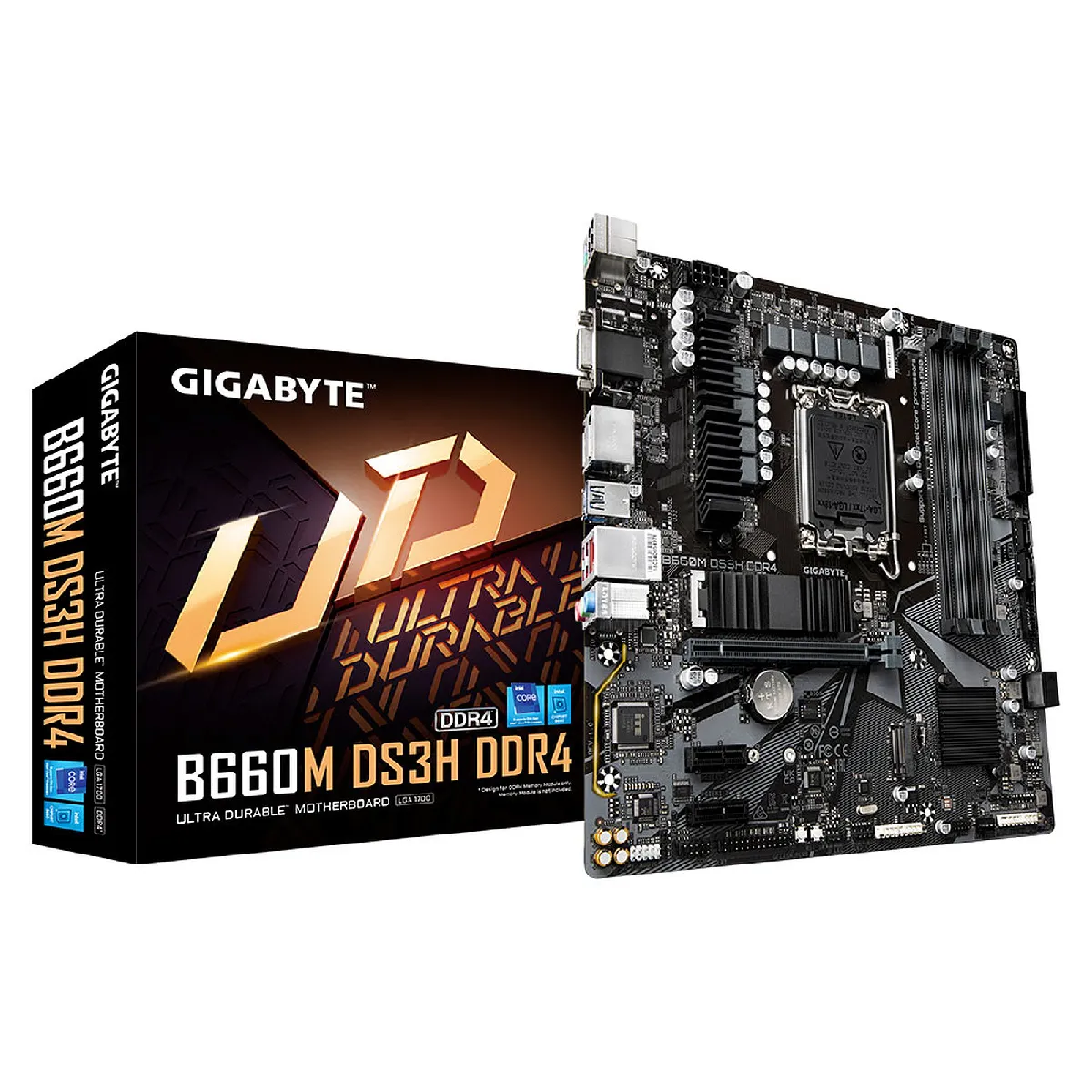 GIGABYTE Carte m&egrave;re  B660 DS3H DDR4 - B660/LGA1700/DDR4/ATX 