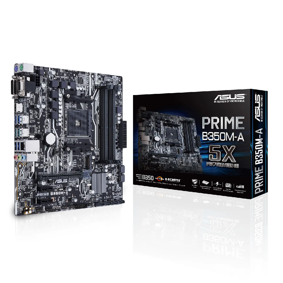 ASUS  AMD B350 PRIME - Micro-ATX