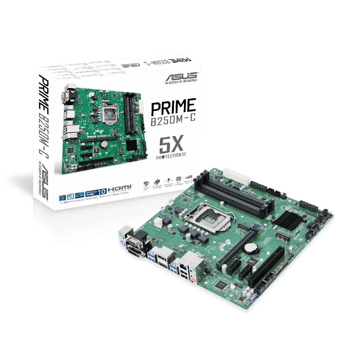 Asus Carte mère PRIME B250M K Socket LGA 1151 2400 MHz - vue 2