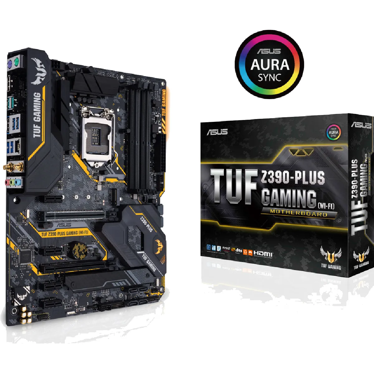 Carte mere ASUS TUF Z390 PLUS Gaming Wi Fi Intel Z390 Socket 1151 - vue 2