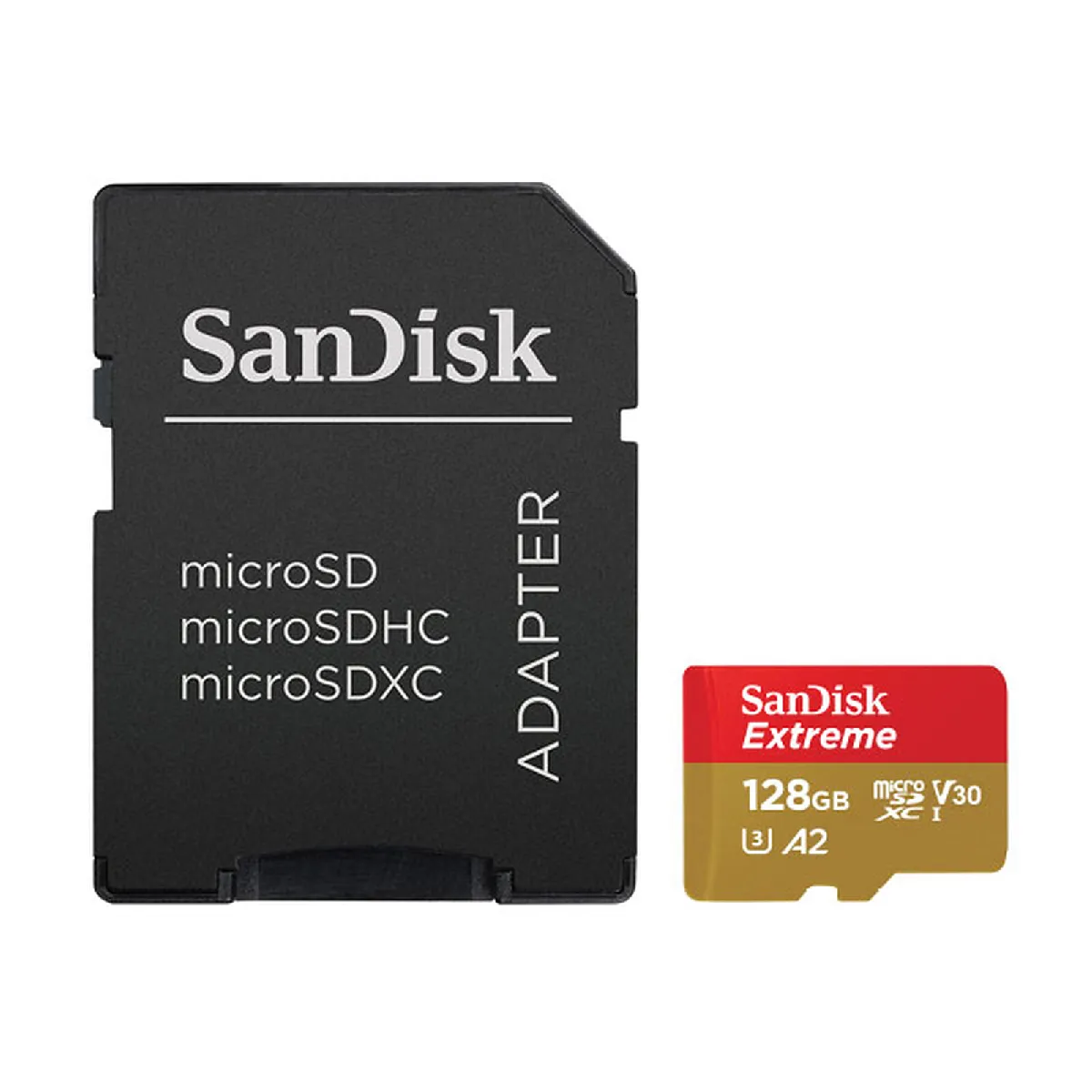 Sandisk Extreme Microsdxc Uhs-I U3 128 Go + Adaptateur Sd