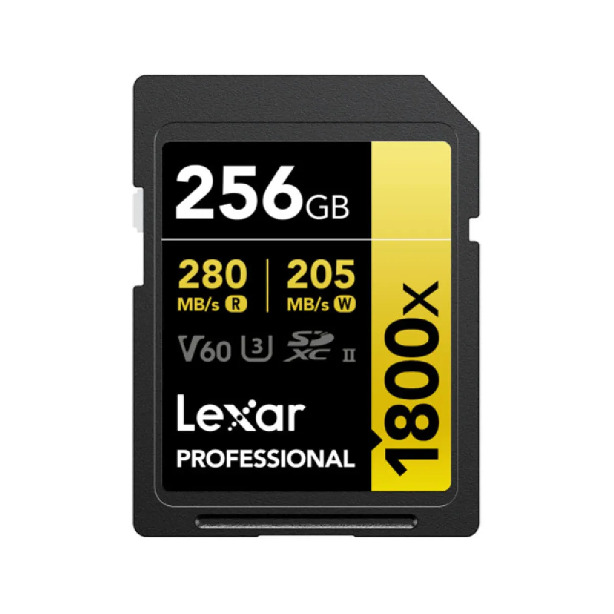 LEXAR  Carte SDXC 256 Go 1800X Pro 270 Mo/s Classe 10 UHS-II U3