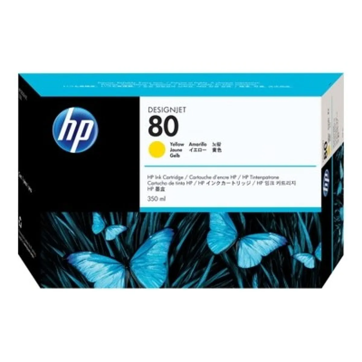 HP 80 Cartouche Jaune