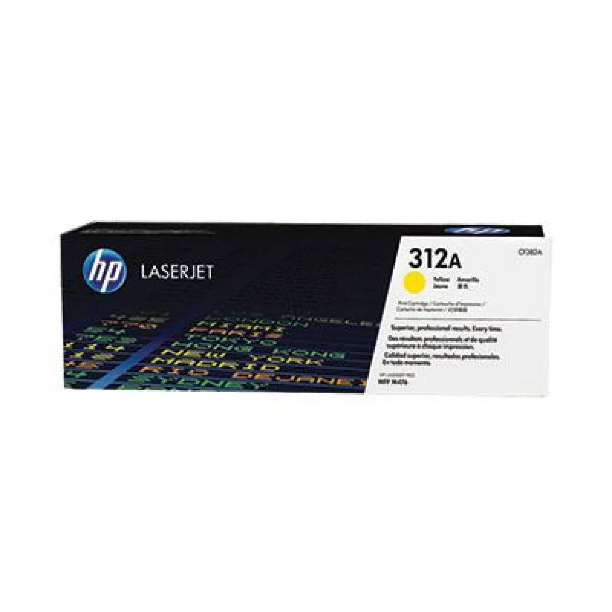 Cartouche Toner Original Hp 312a (cf382ac) Jaune 48x33x20 Cm Hp