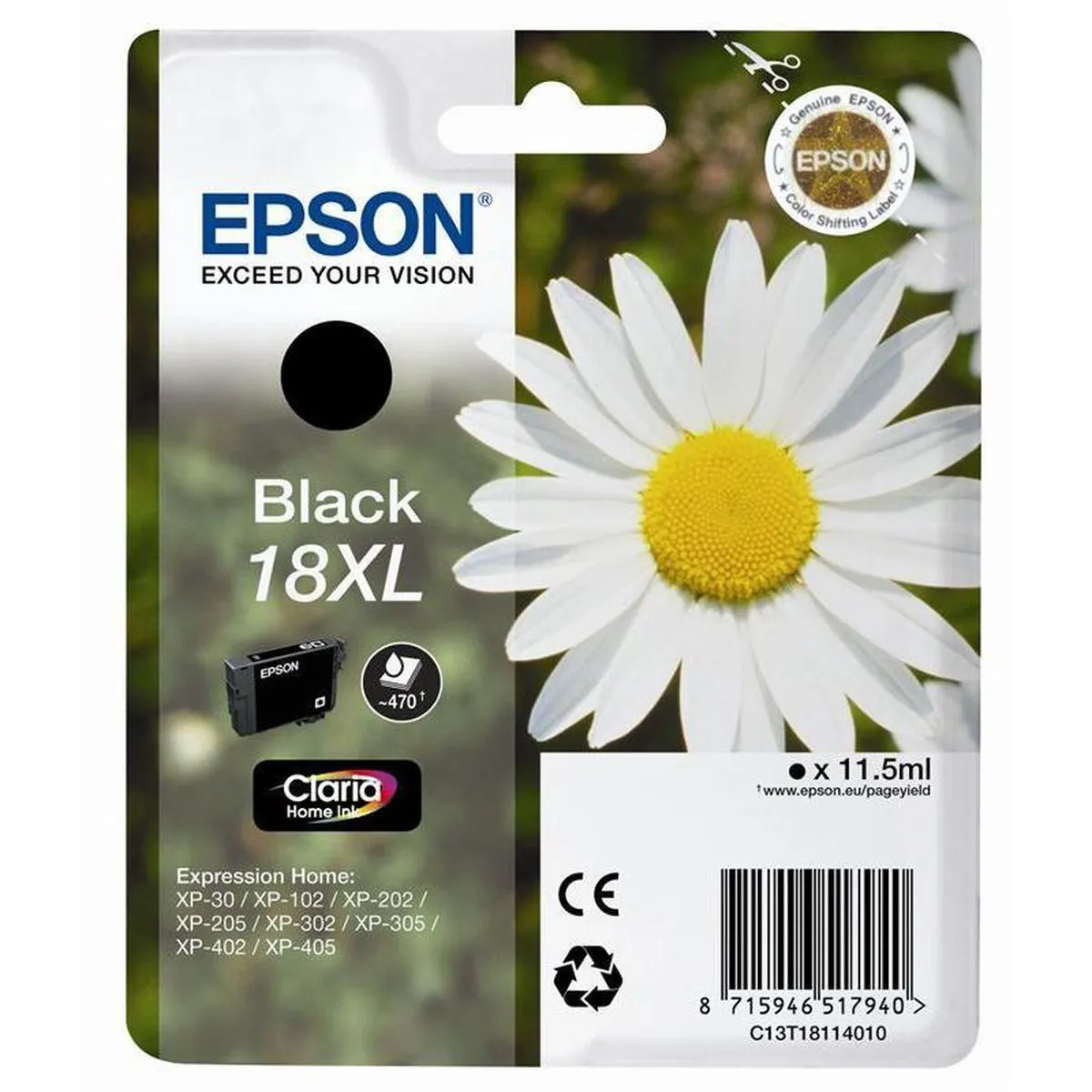EPSON  Daisy Cartouche ""p&acirc;querette"" - Encre Claria Home N (xl)