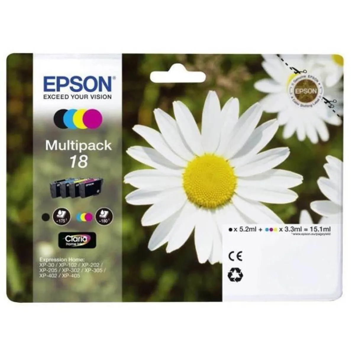 Epson Cartouche d'encre 18 et tricolore