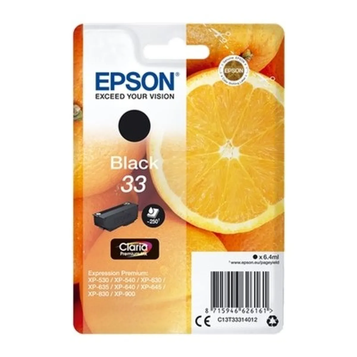 Epson 33 6.4 ml original blister cartouche d'encre pour Expression Home XP 635 830 Expression Premium XP 530 540 630 635 640 645 830 900 - vue 3