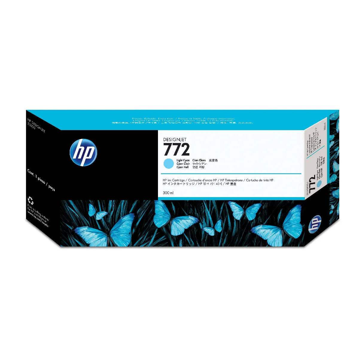 HP Cartouche 772 Cyan