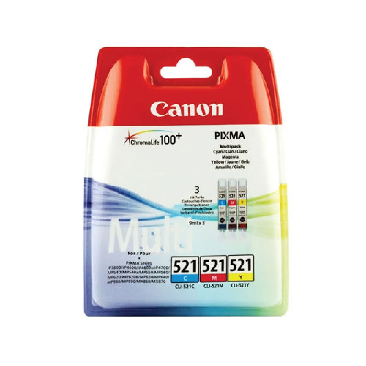 Canon CLI 521 Multipack - vue 3