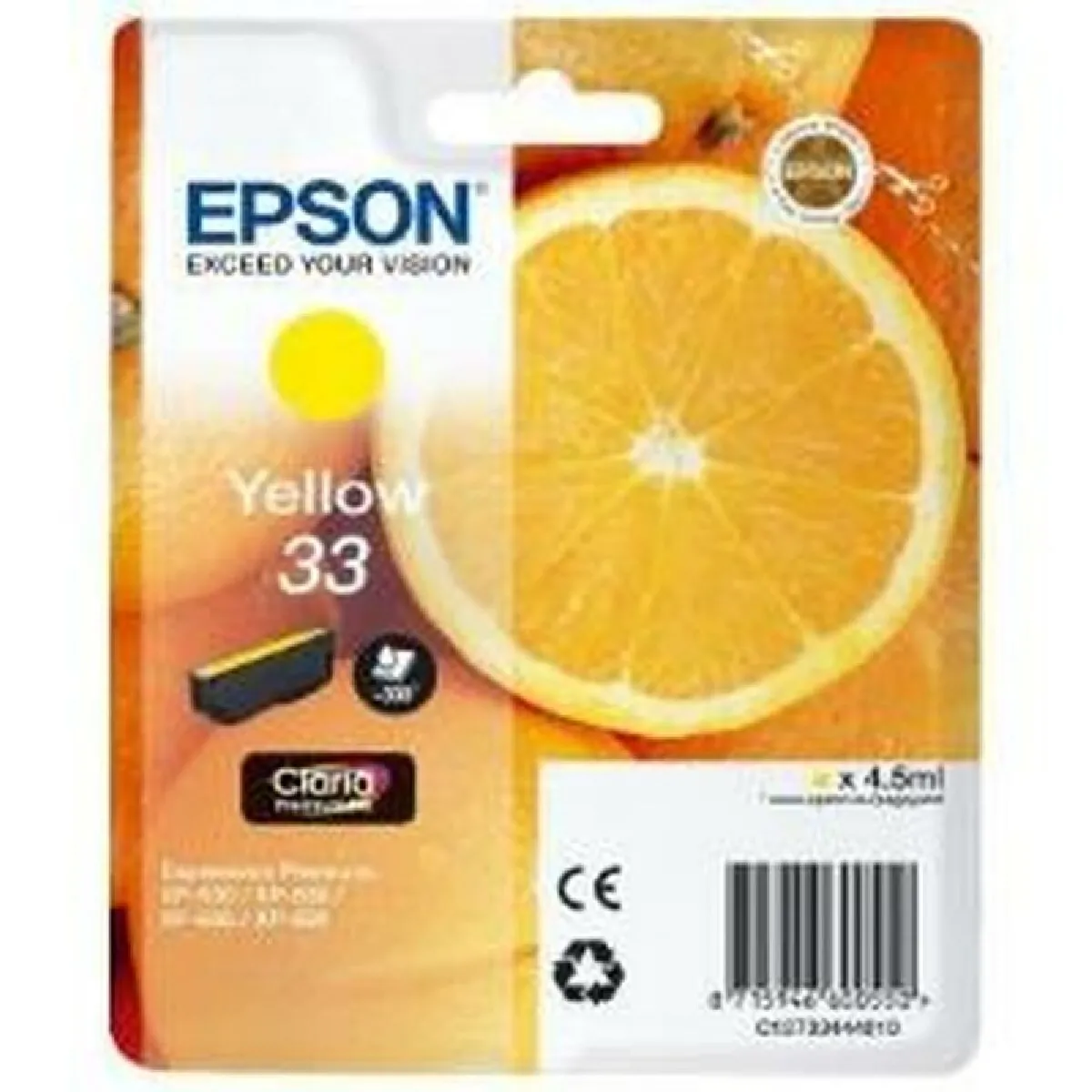 Cartouche d'encre Epson 33 Jaune - vue 8