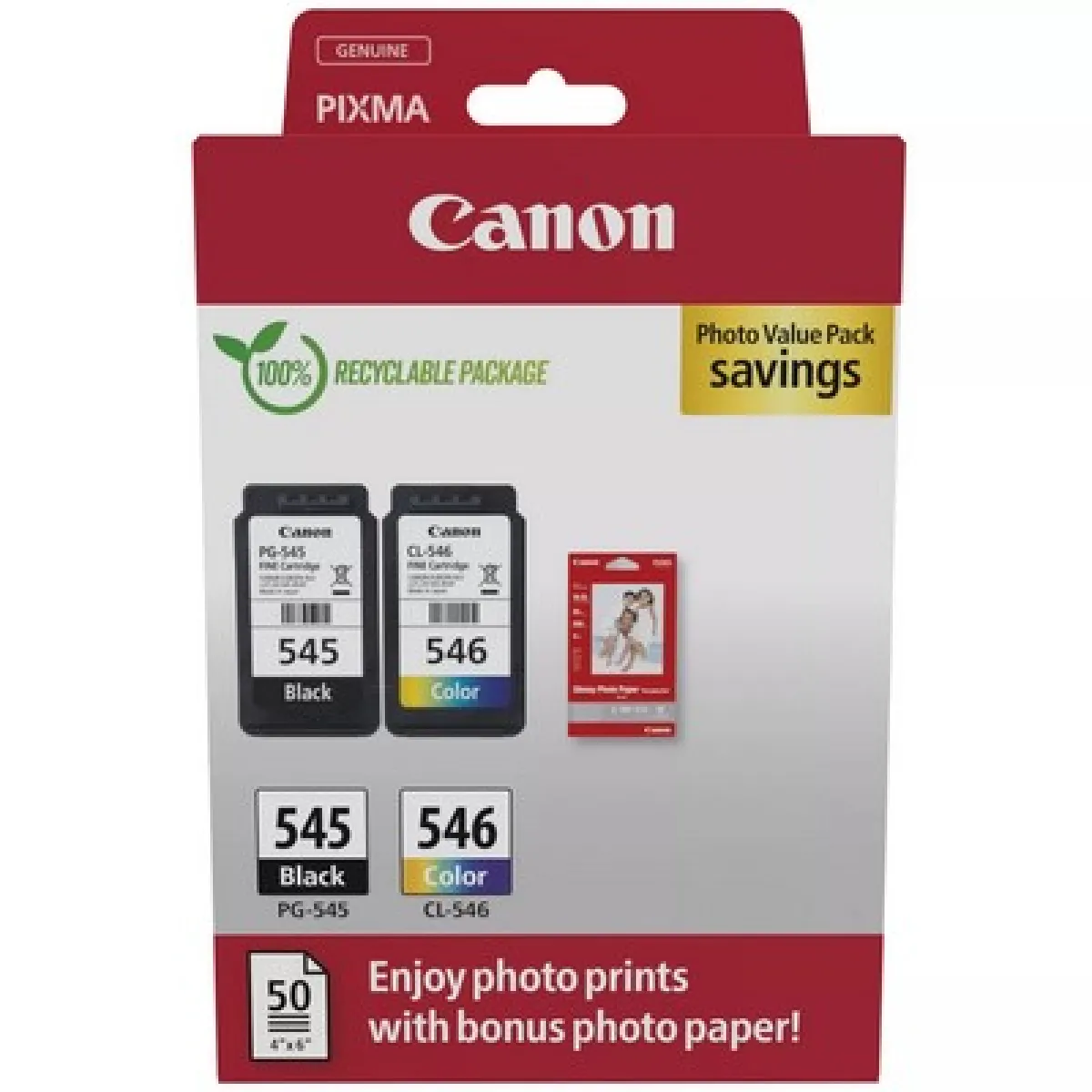 Canon Pack 2 Cartouches + Papier Photo