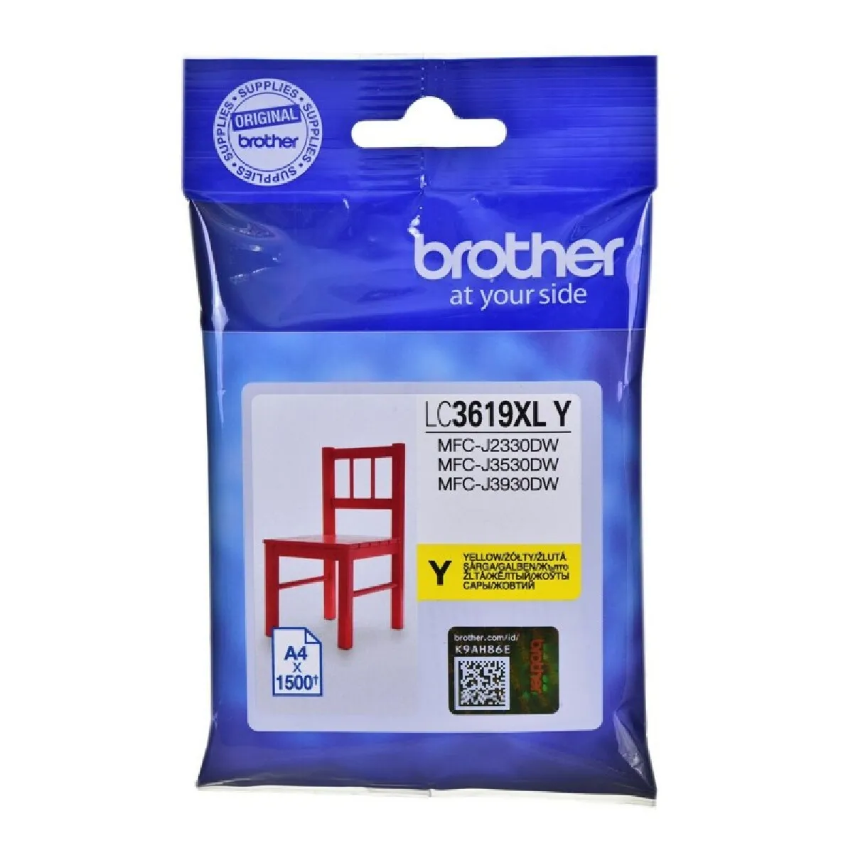 Brother LC 3619XLY Jaune