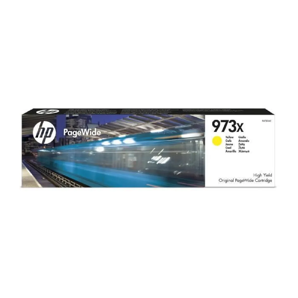 HP 973X cartouche PageWide jaune grande capacité authentique