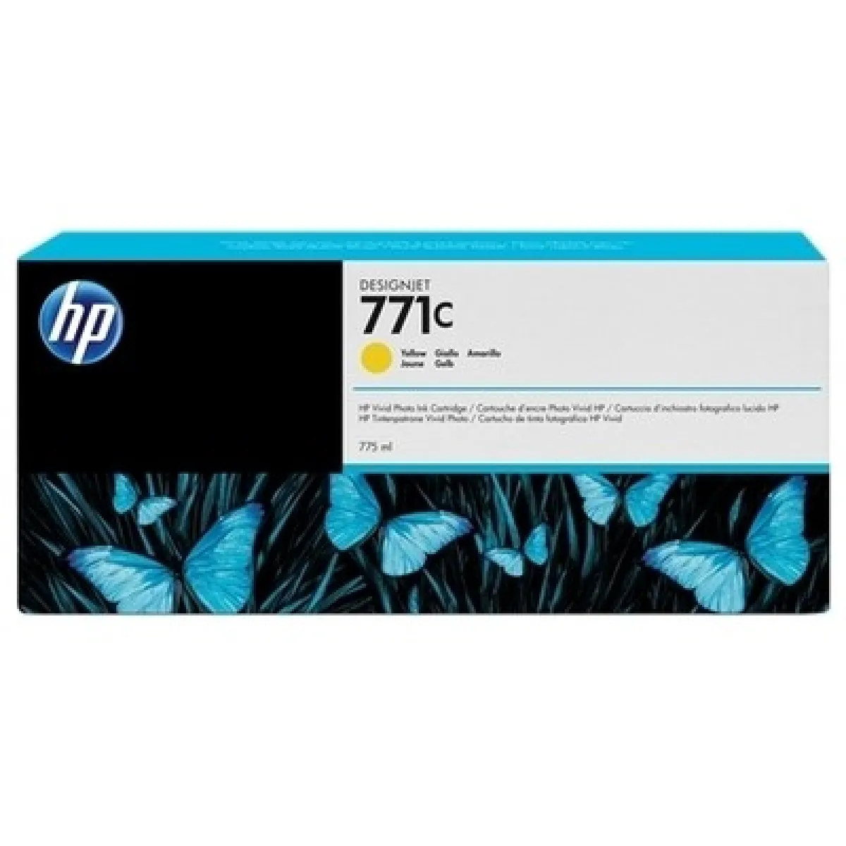 Hp Cartouche d'encre DesignJet Jaune - vue 2