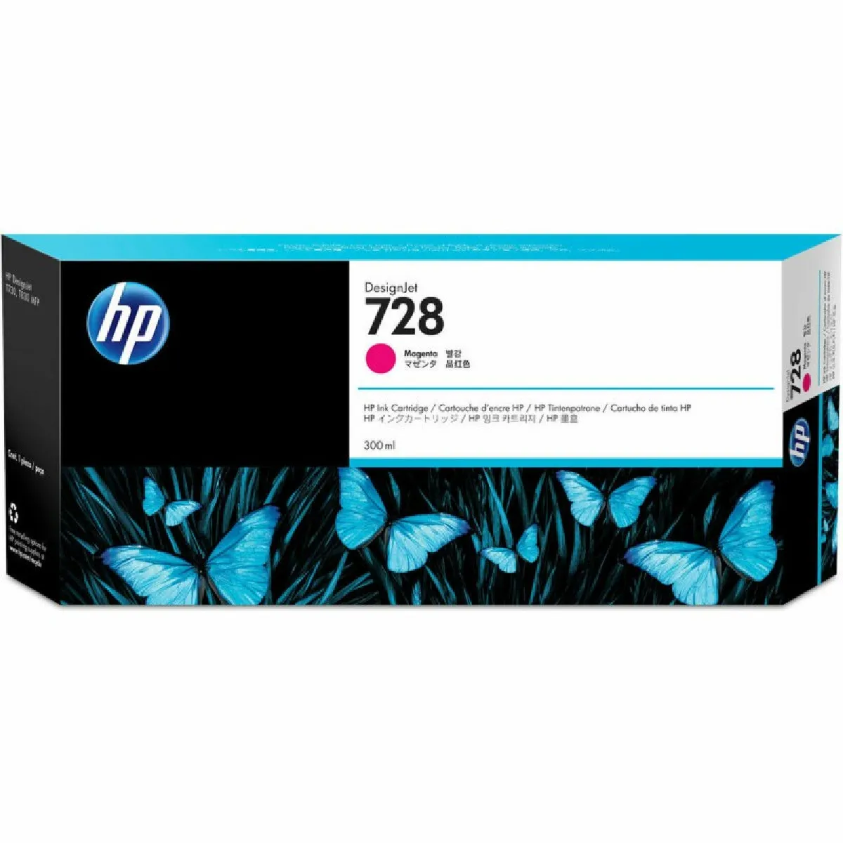 HP DesignJet 728 F9J65A Jaune - vue 2
