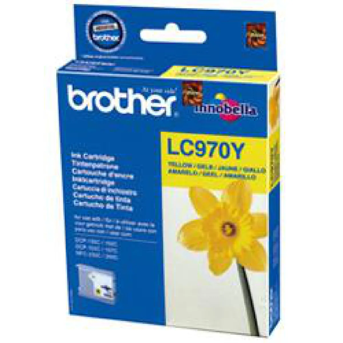 Brother Cartouche LC970YBP Jaune