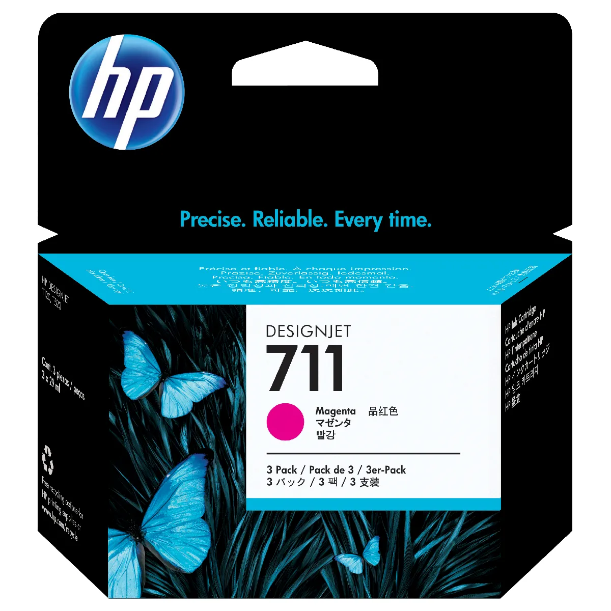 HP 711 Pack 3 - vue 4