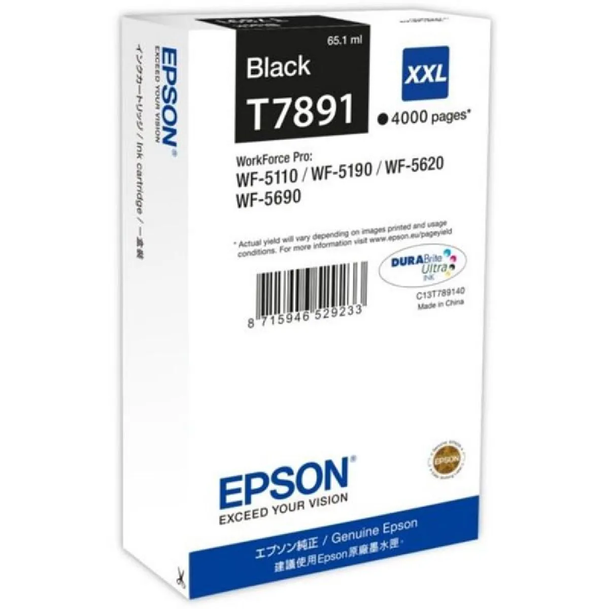 Epson T7891 C13T789140 - vue 4