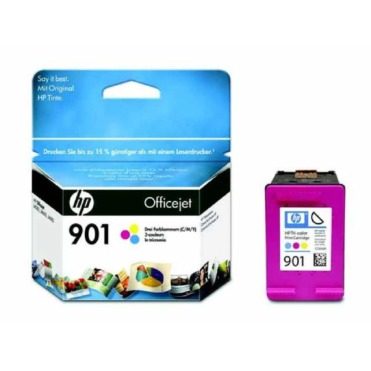 HP 901 Cartouche 3 Couleurs Original - vue 2