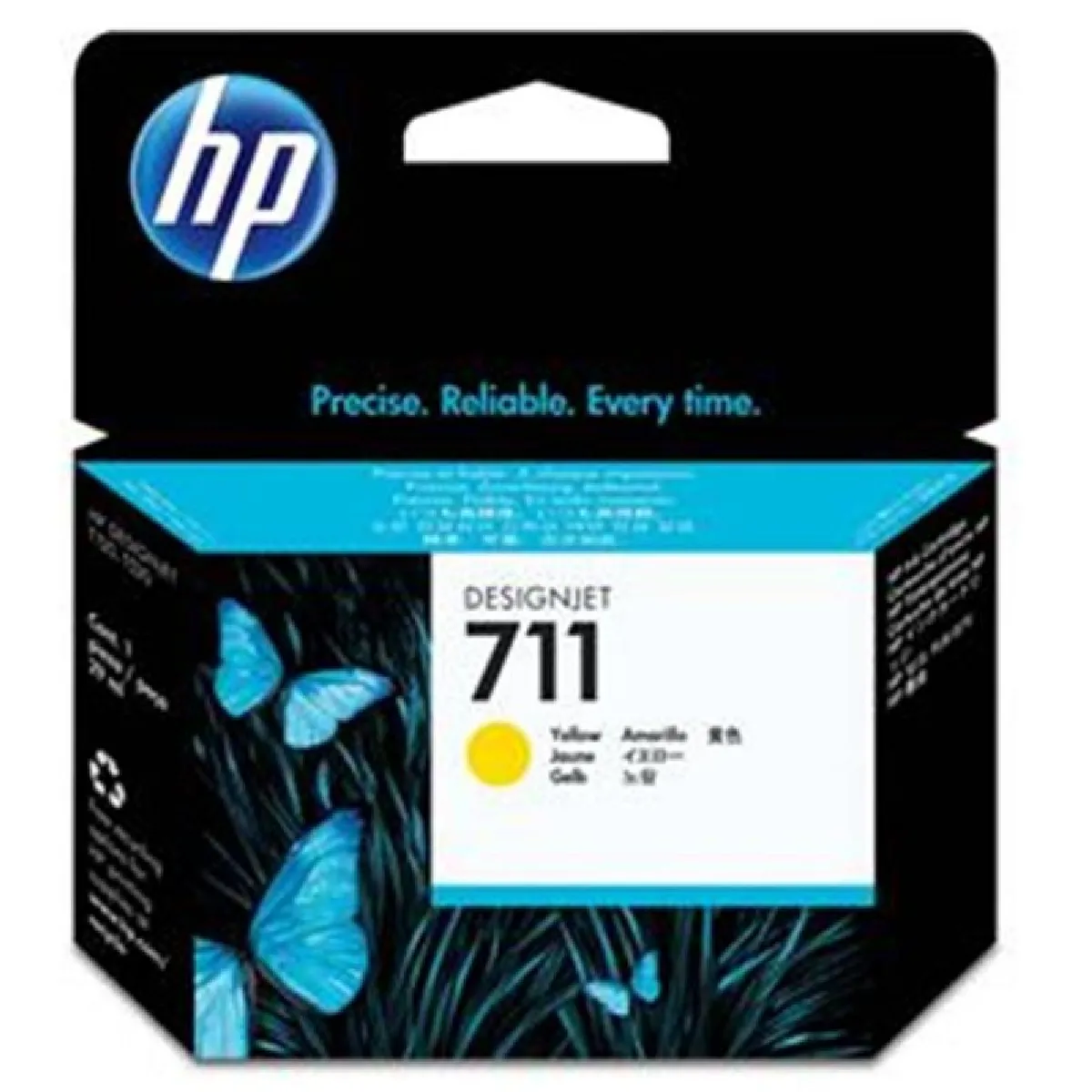 HP 711 CZ132A Jaune - vue 4