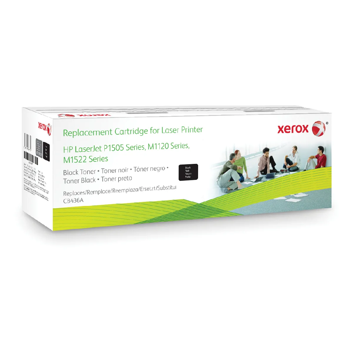 XEROX  cartouche de toner equivalent hp cb436a - hp lj p1505 - autonomie 2600 impressions