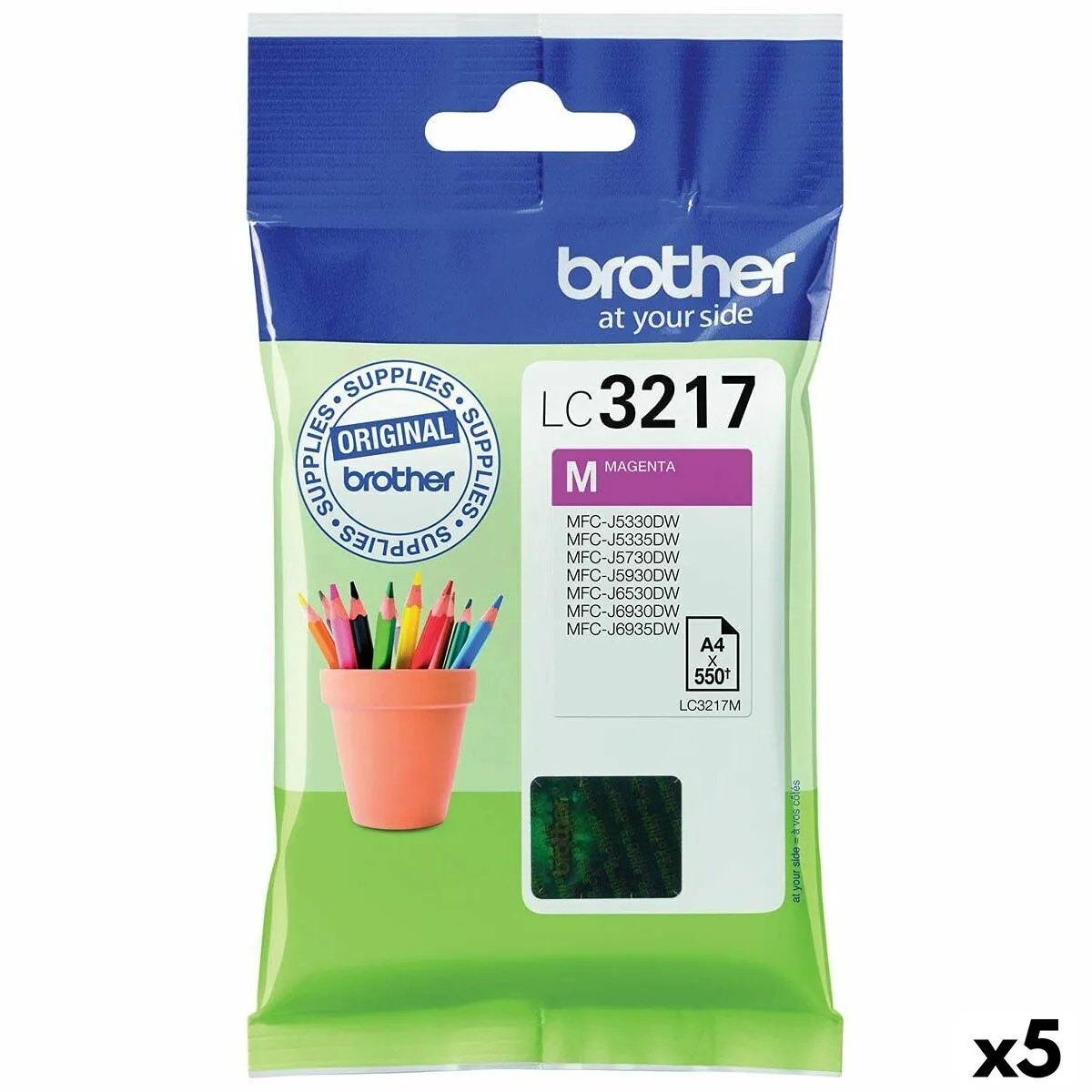 Brother LC3217 x5