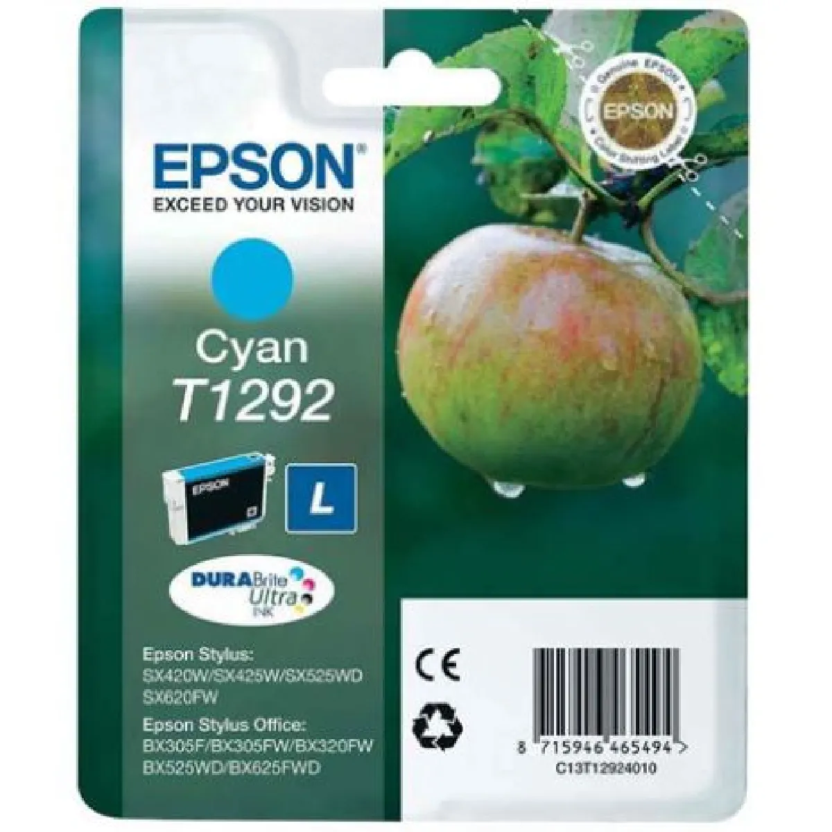 Epson T1292 Cartouche Cyan Originale