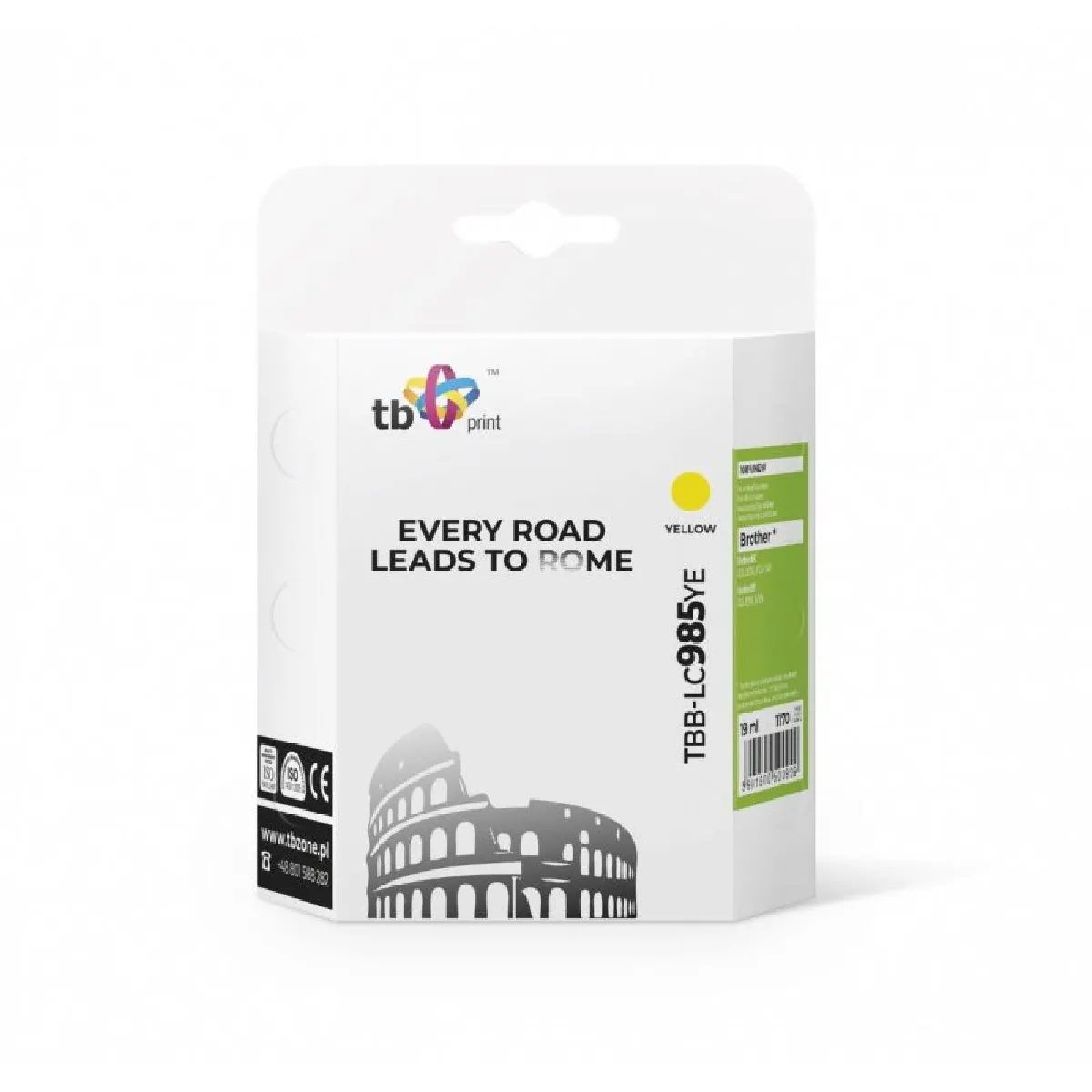 Cartouche encre UPrint compatible BROTHER LC 980LC 1100BK Neuf - vue 3