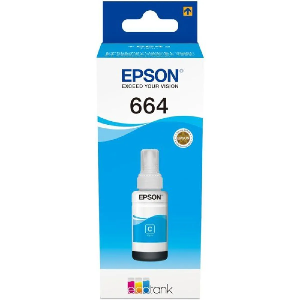 Epson T6642 Cyan - Bouteille d'encre EcoTank  70ml (WE)