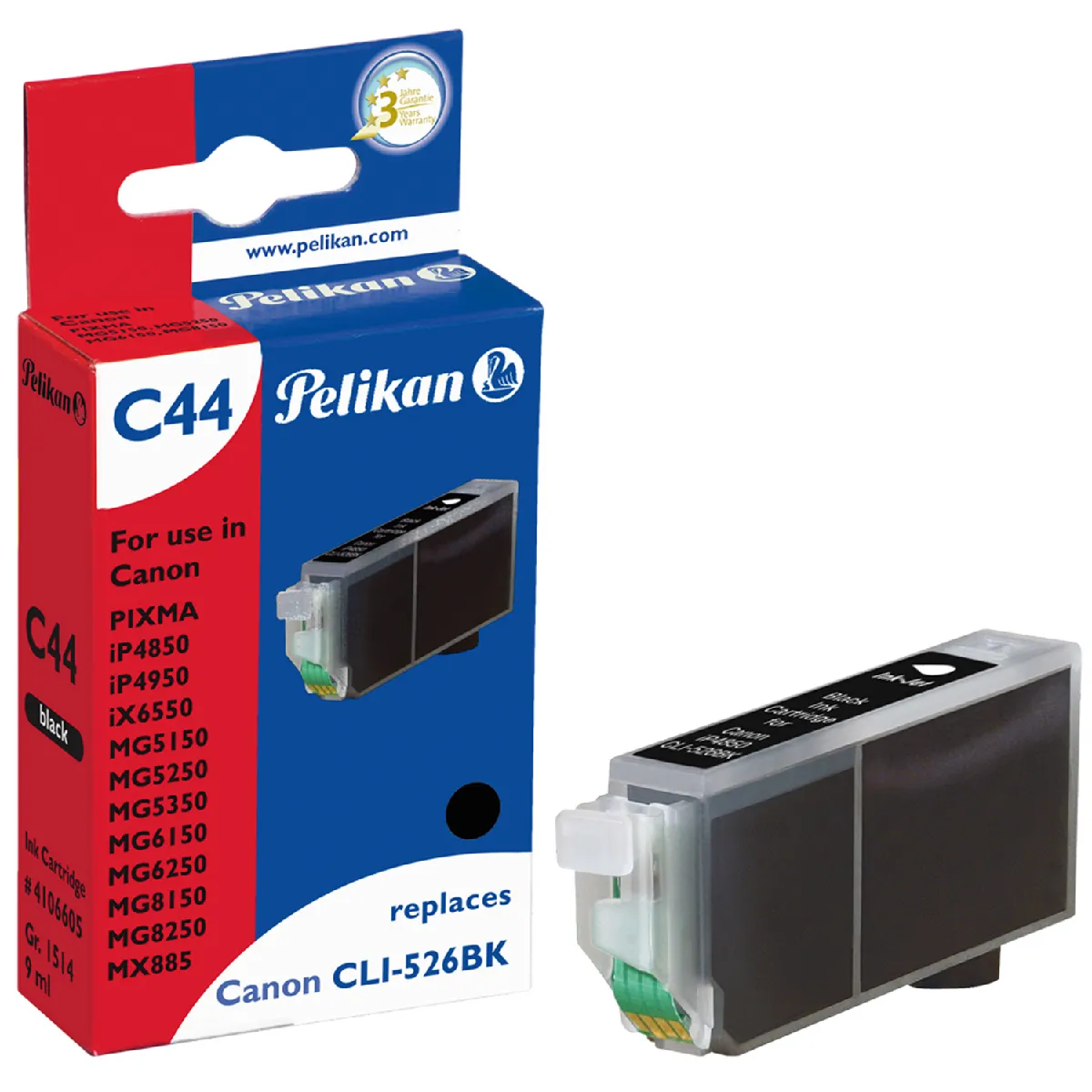 Pelikan cartouche Canon PIXMA IP4850 CLI 526BK