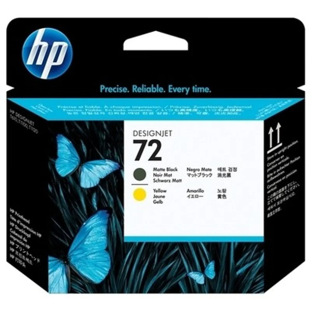 HP HP No72 Matte and Yellow Printhead - vue 5