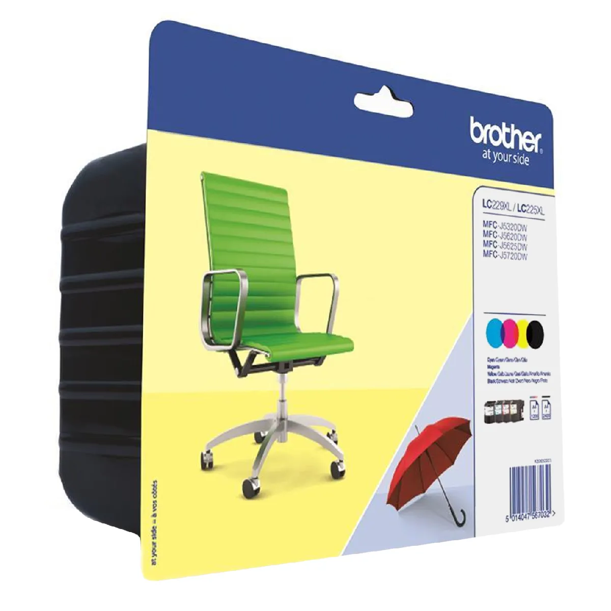 Brother LC 225XLLC 229XL Pack de 4 Cartuchos de Tinta - vue 4