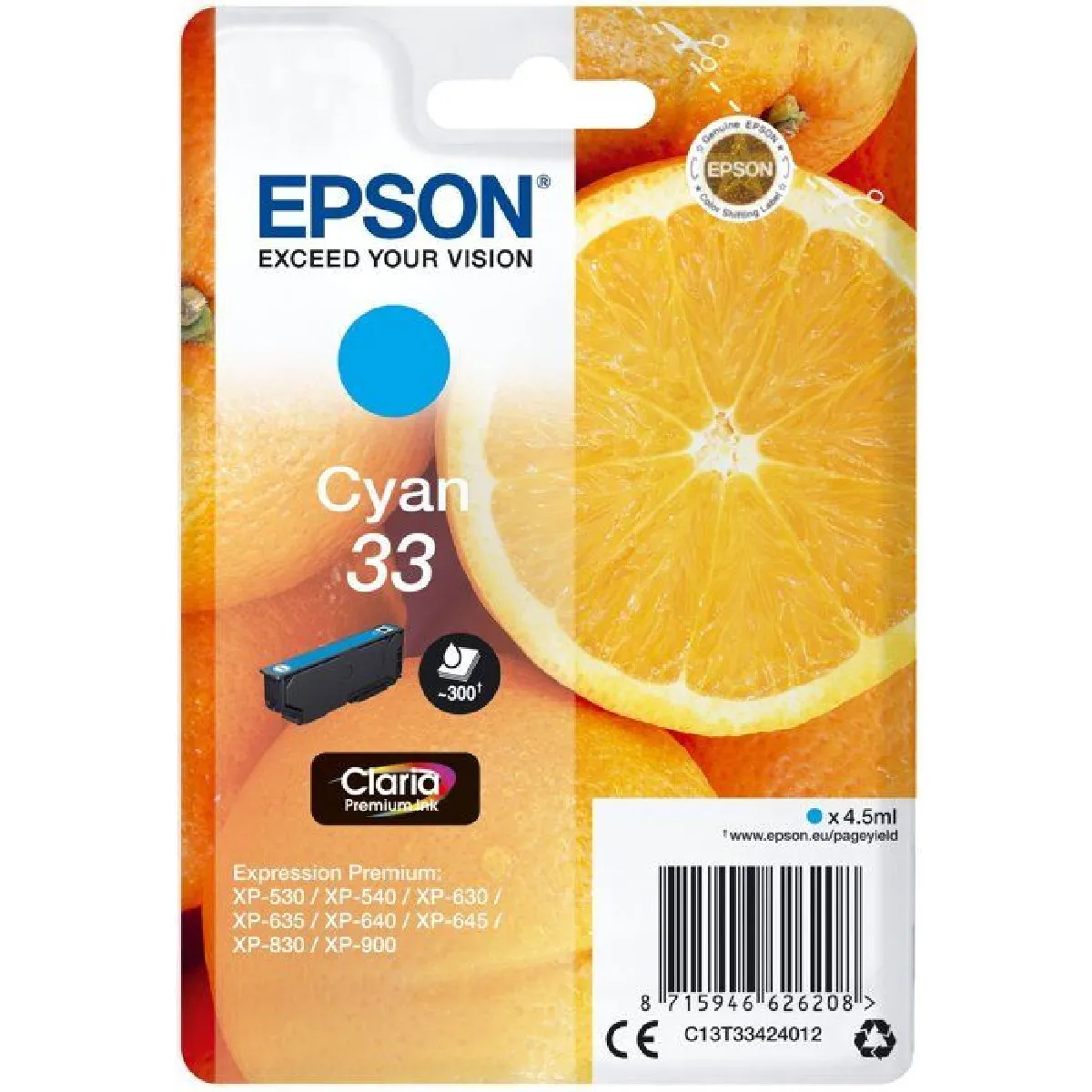 Epson Oranges 33 Cyan