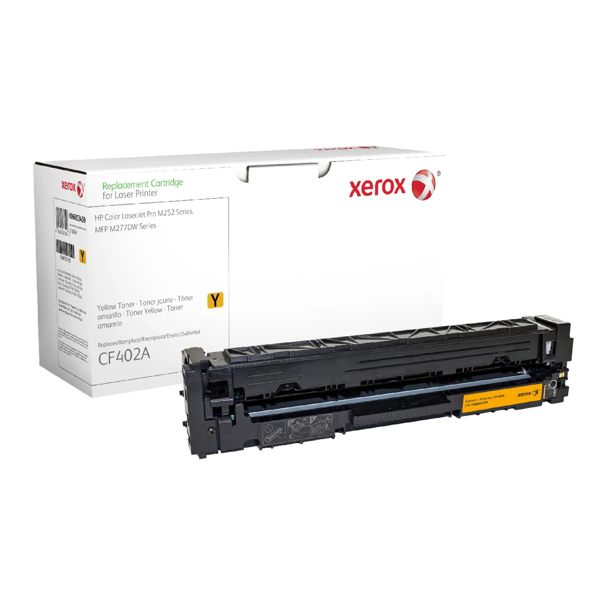XEROX  XRC Toner CF402A yellow equivalent to HP 201A for use in CLJ Pro M252, M274, MFP M277