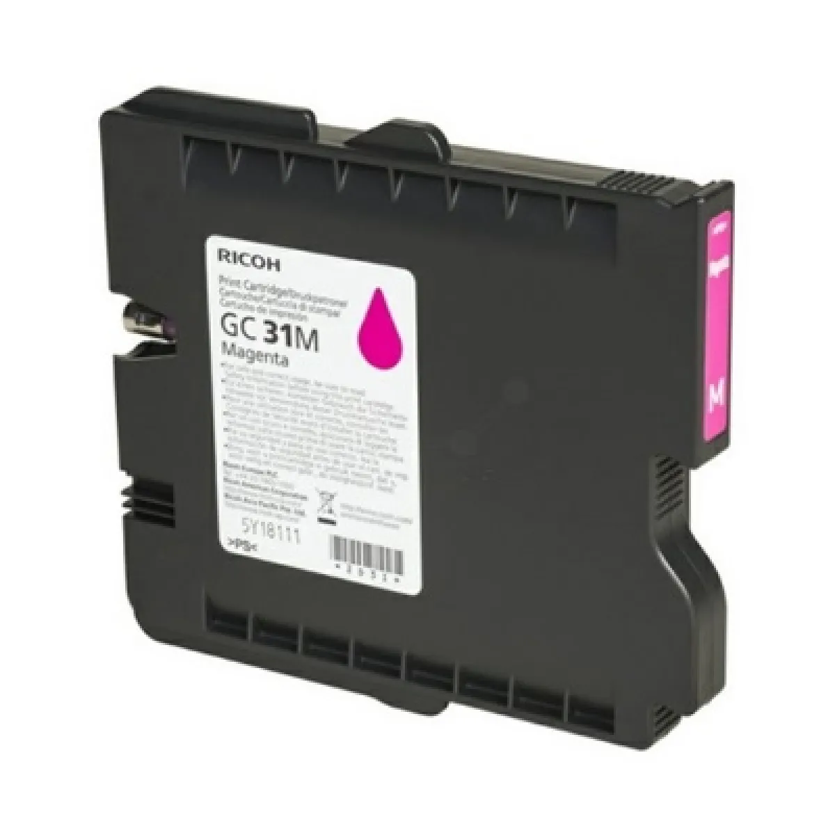 Ricoh 405690/GC-31M Gel cartridge magenta. 1.56K pages ISO/IEC 24711 f