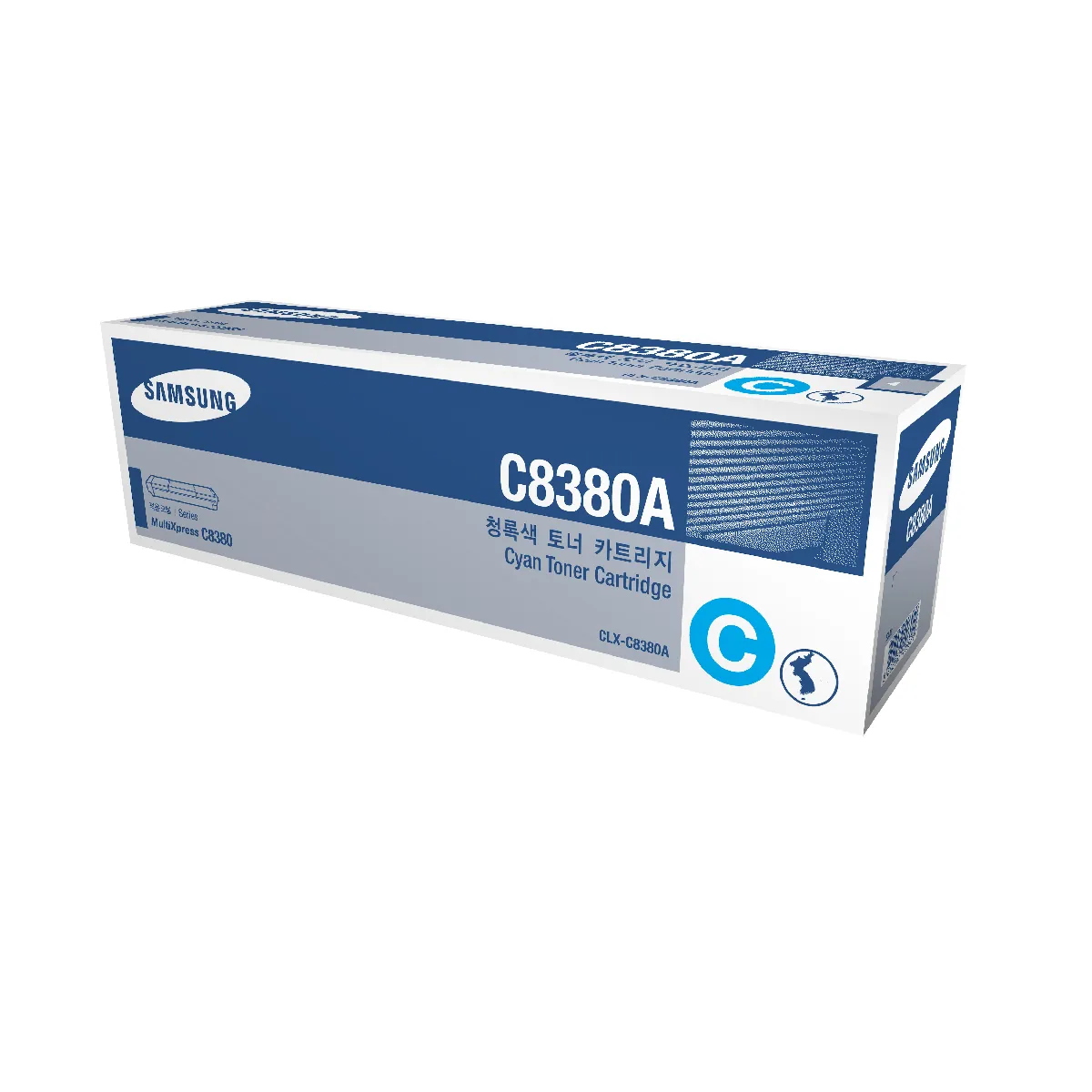 Samsung CLX C8380AELS Toner Cyan - vue 1