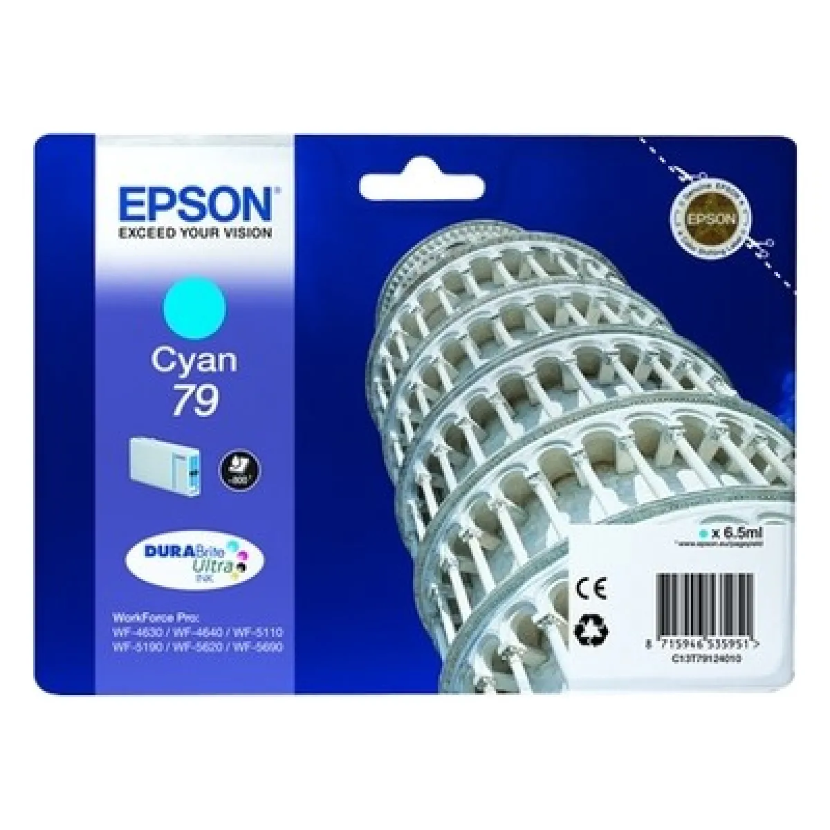 Epson 79 Cyan C13T79124010 - vue 3