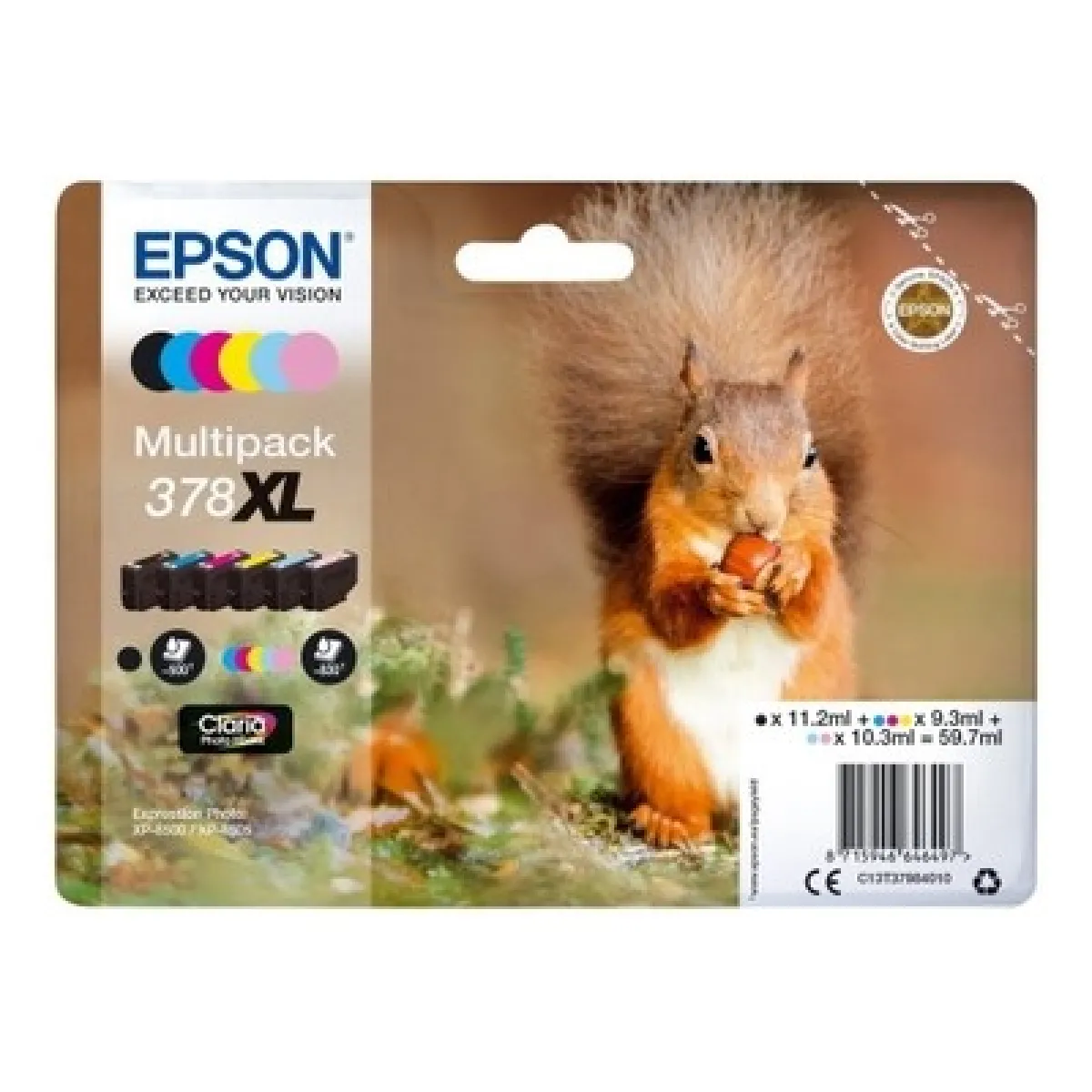 Epson 378XL - Multipack 6 Couleurs