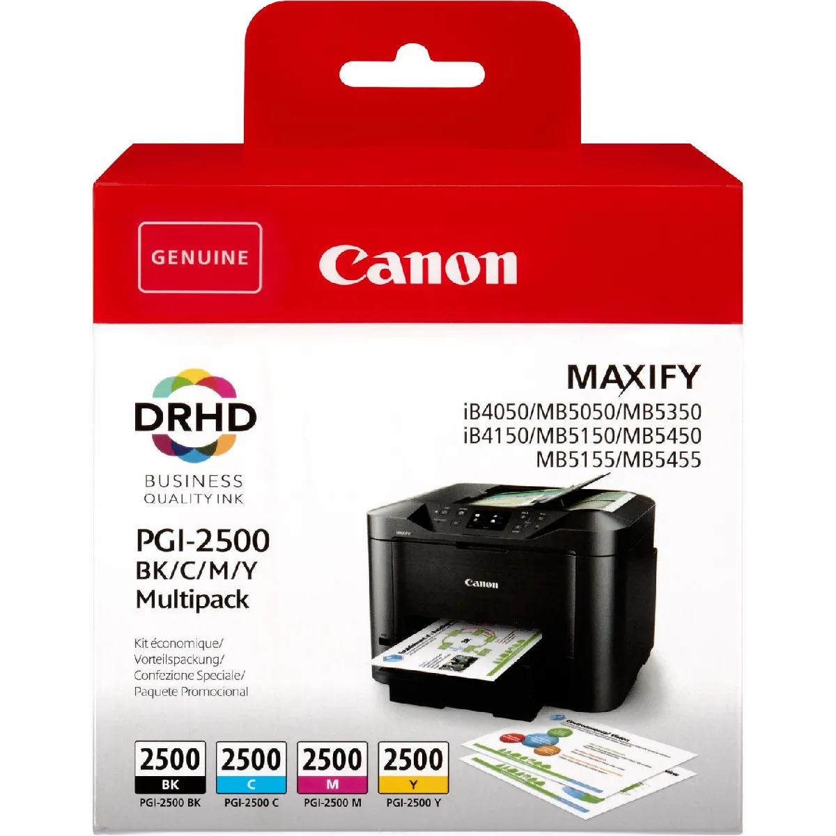 Canon PGI 2500 BKC/ /Y - vue 5