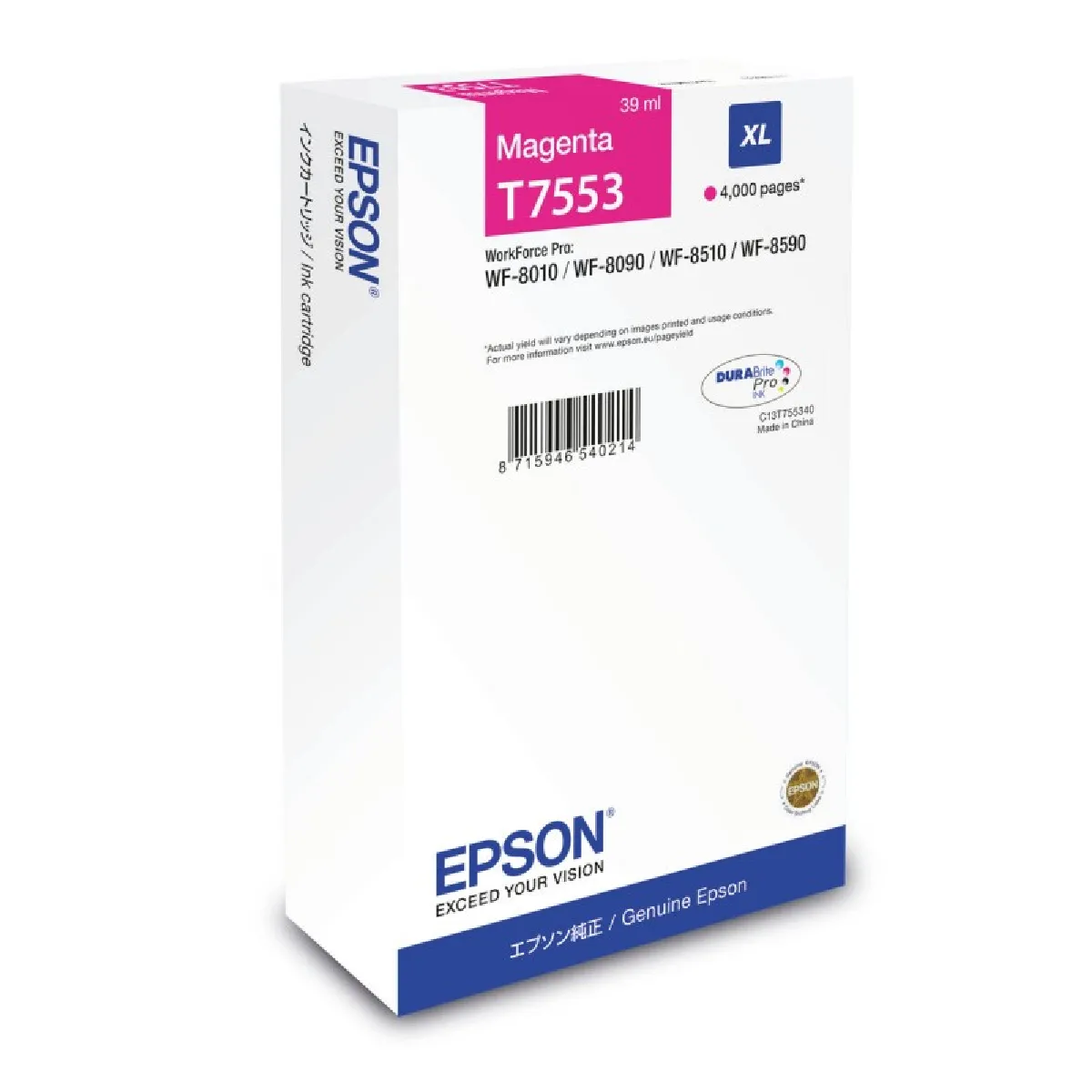 Epson T7553 C13T755340 - vue 6