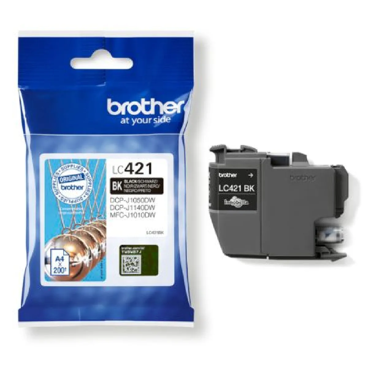 Brother Noir Lc421bk - Original - Cartouche D'encre - Pour Dcp-J1140dw, Dcp-J1800dw, Mfc-J1010dw, Mfc-J1012dw - Image 7