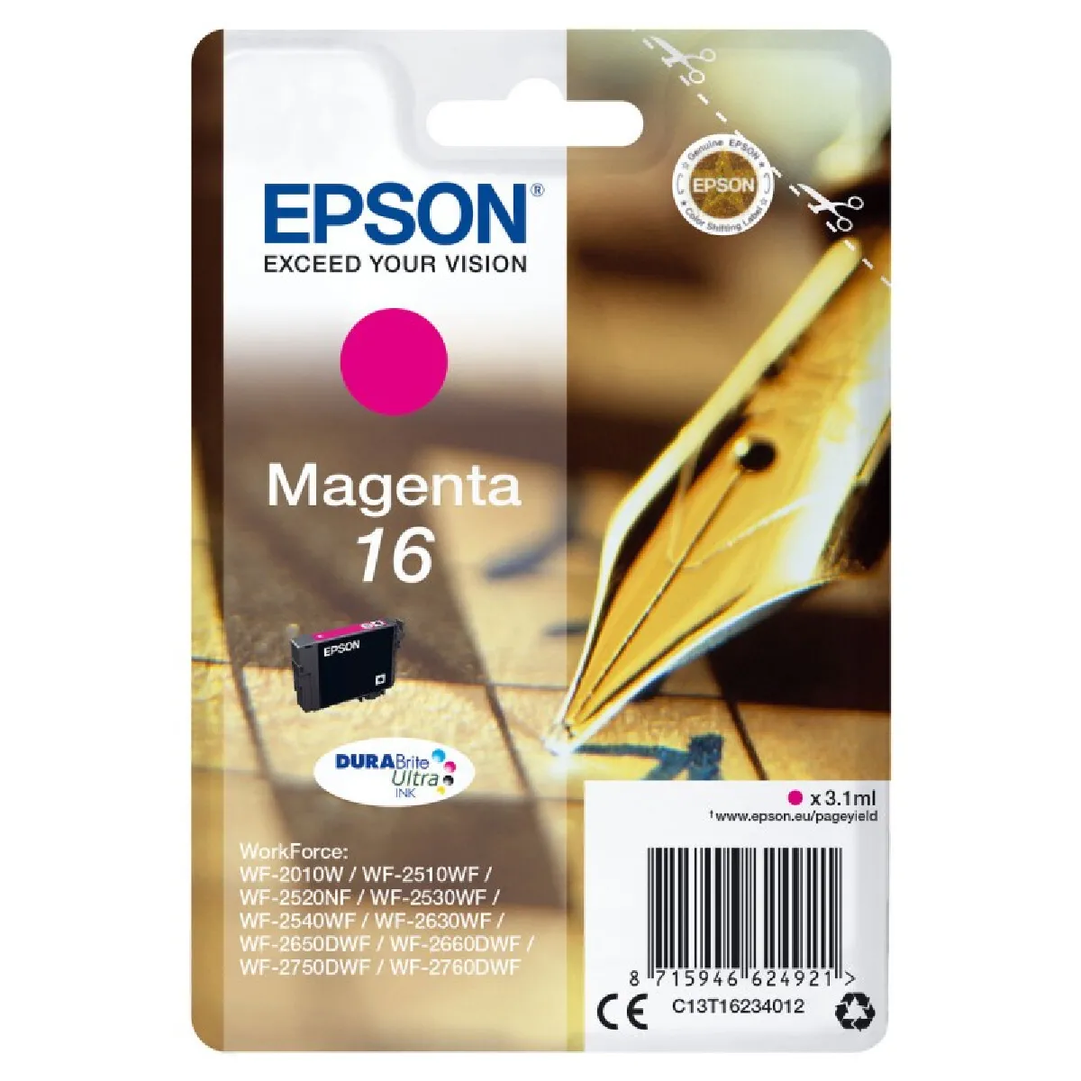 Cartouche D'encre T1621 Epson La Cartouche D'encre