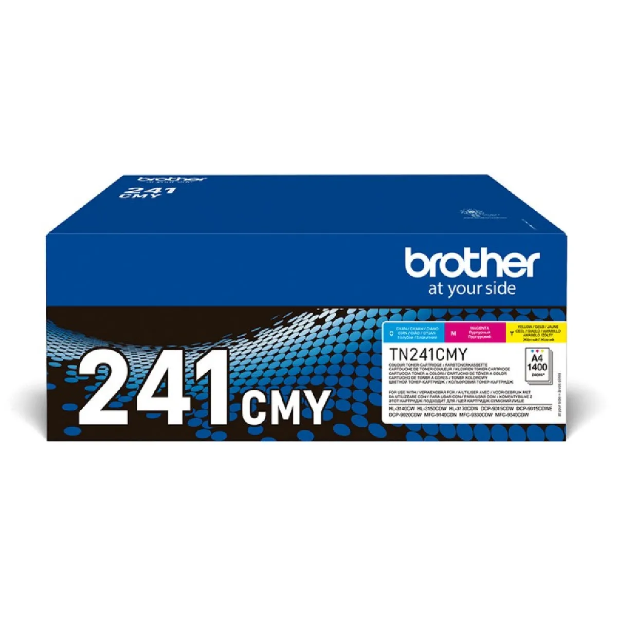Brother TN 241CMY Cyan Jaune - vue 1