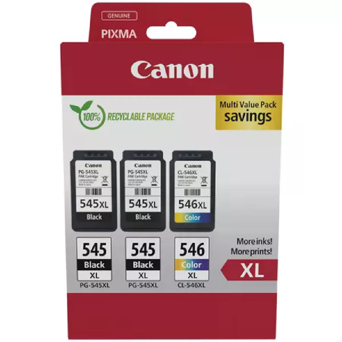 Canon PG /CL 541XL Pack de Cartouches Originales - vue 3