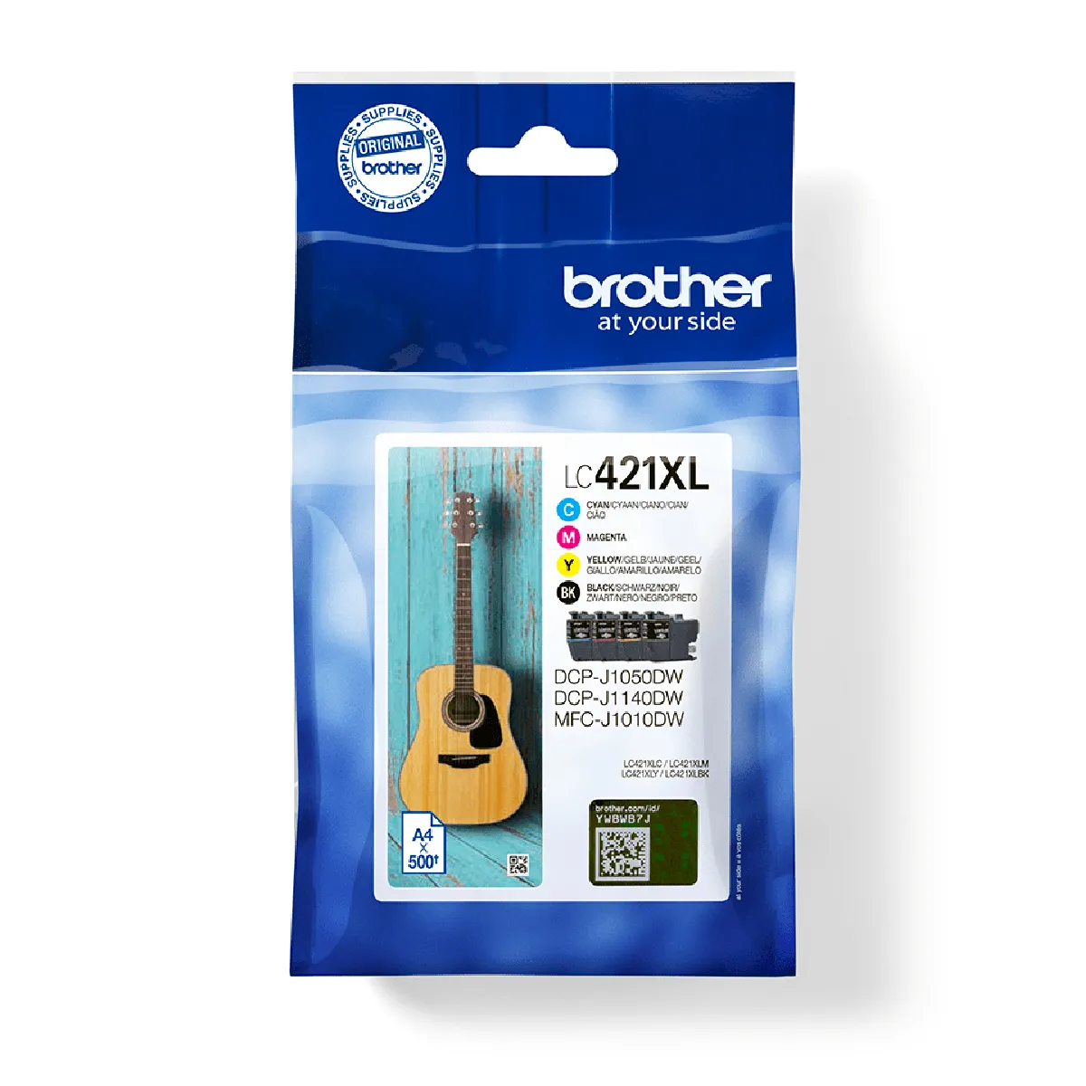 Brother Cartouches d'encre LC421XL - Noir et couleurs