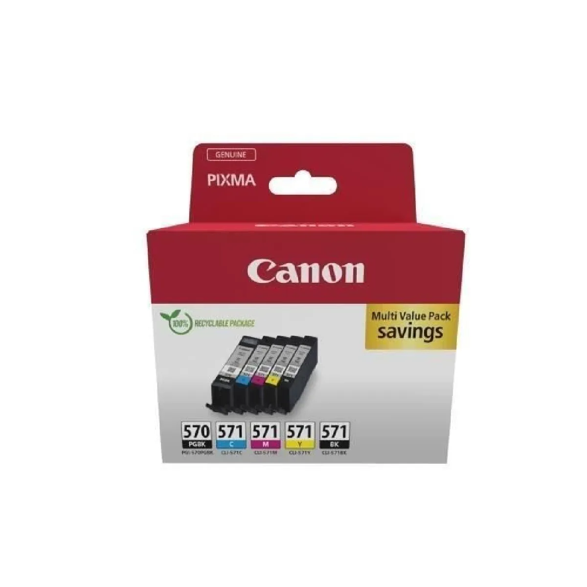 Canon PGI-570BK / CLI-571 BK/C/M/Y Multipack 4 couleurs