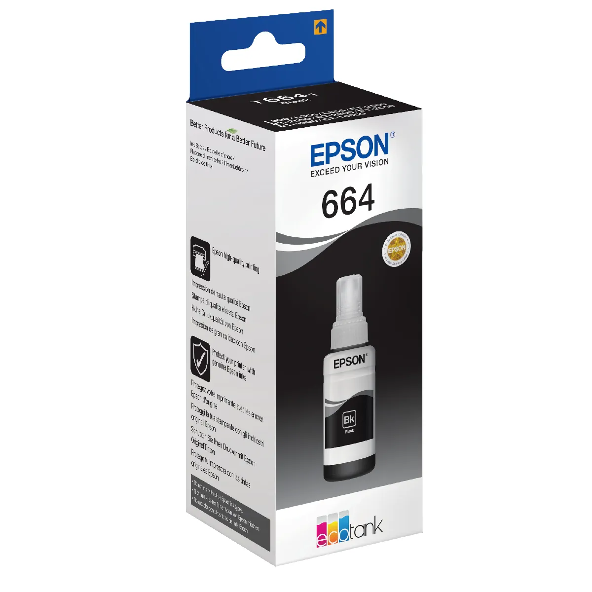 Bouteille D'encre T6642 Cyan Epson La Bouteille D'encre - vue 5