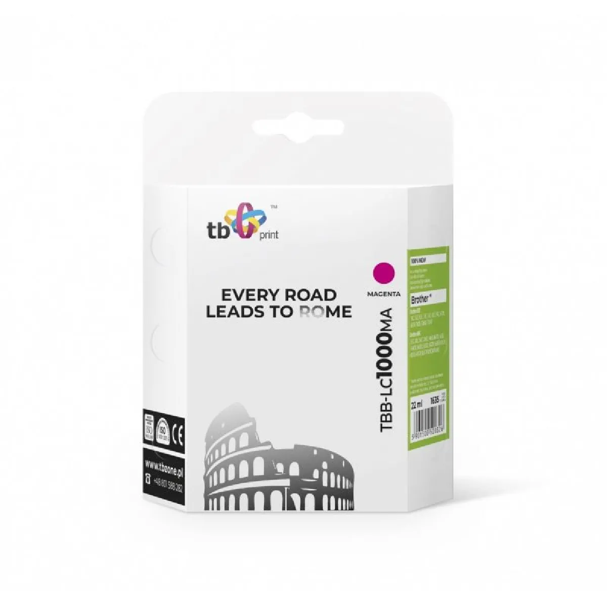 Cartouche encre UPrint compatible BROTHER LC 980LC 1100BK Neuf - vue 4