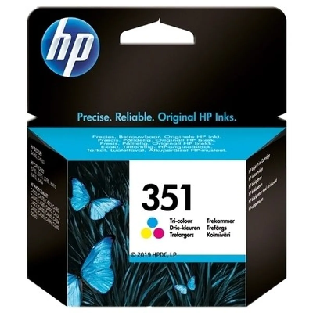 HP 351 CB337EE Cyan et Jaune